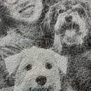 Custom Pet Memorial String Art – Handcrafted Tribute to Your Beloved Companion